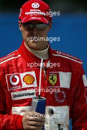 18.06.2004 Indianapolis, USA, F1, Friday, June, Michael Schumacher, GER, Ferrari - Formula 1 World Championship, Rd 9, USA Grand Prix, USA