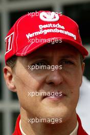 18.06.2004 Indianapolis, USA, F1, Friday, June, Michael Schumacher, GER, Ferrari - Formula 1 World Championship, Rd 9, USA Grand Prix, USA