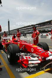 18.06.2004 Indianapolis, USA, F1, Friday, June, Michael Schumacher, GER, Ferrari - Formula 1 World Championship, Rd 9, USA Grand Prix, Practice, USA