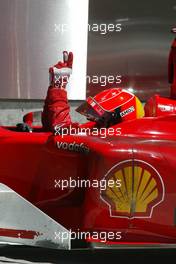 20.06.2004 Indianapolis, USA, F1, Sunday, June, Michael Schumacher, GER, Ferrari - Formula 1 World Championship, Rd 9, USA Grand Prix, Podium, USA