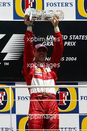 20.06.2004 Indianapolis, USA, F1, Sunday, June, Michael Schumacher, GER, Ferrari - Formula 1 World Championship, Rd 9, USA Grand Prix, Podium, USA