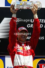 20.06.2004 Indianapolis, USA, F1, Sunday, June, Michael Schumacher, GER, Ferrari - Formula 1 World Championship, Rd 9, USA Grand Prix, Podium, USA