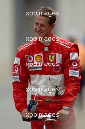 19.06.2004 Indianapolis, USA, F1, Saturday, June, Michael Schumacher, GER, Ferrari, Portrait - Formula 1 World Championship, Rd 9, USA Grand Prix, USA