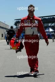 19.06.2004 Indianapolis, USA, F1, Saturday, June, Michael Schumacher, GER, Ferrari - Formula 1 World Championship, Rd 9, USA Grand Prix, Qualifying, USA