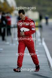 27.01.2004 Valencia, Spain, Michael Schumacher, GER, Scuderia Ferrari Marlboro, F2003-GA, Tuesday, January testing at the Circuit Ricardo Tormo,  Spanien, Testfahrten