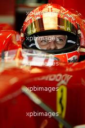 27.01.2004 Valencia, Spain, Michael Schumacher, GER, Scuderia Ferrari Marlboro, F2003-GA, Tuesday, January testing at the Circuit Ricardo Tormo,  Spanien, Testfahrten