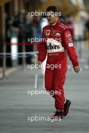 27.01.2004 Valencia, Spain, Michael Schumacher, GER, Scuderia Ferrari Marlboro, F2003-GA,Tuesday, January testing at the Circuit Ricardo Tormo,  Spanien, Testfahrten