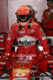 27.01.2004 Valencia, Spain, Michael Schumacher, GER, Scuderia Ferrari Marlboro, F2003-GA, Tuesday, January testing at the Circuit Ricardo Tormo,  Spanien, Testfahrten