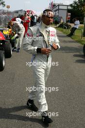 01.08.2004 Nürburg, Germany,  F3 Euro Series, Sunday, Lewis Hamilton (GBR), Manor Motorsport, Dallara F3-02 Mercedes - F3 Euro Series 2004 at Nürburgring