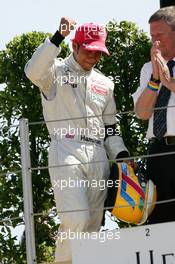 26.06.2004 Nürnberg, Germany,  F3 Euro Series, Saturday, Podium, Lewis Hamilton (GBR), Manor Motorsport, Dallara F3-02 Mercedes (1st) - F3 Euro Series 2004 at Norisring