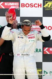 26.06.2004 Nürnberg, Germany,  F3 Euro Series, Saturday, Podium, Lewis Hamilton (GBR), Manor Motorsport, Dallara F3-02 Mercedes (1st) - F3 Euro Series 2004 at Norisring