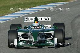 11.11.2004 Jerez, Spain, Thursday, 11 November 2004, Bas Leinders, BEL, testing the Formula SUPERFUND SF01 car - Formula SUPERFUND Testing, Jerez, Spain, ESP - SUPERFUND COPYRIGHT FREE editorial use only