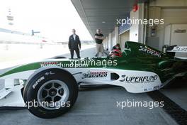 11.11.2004 Jerez, Spain, Thursday, 11 November 2004, Mathias Lauda, AUT, testing the Formula SUPERFUND SF01 car - Formula SUPERFUND Testing, Jerez, Spain, ESP - SUPERFUND COPYRIGHT FREE editorial use only