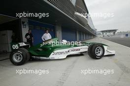 09.11.2004 Jerez, Spain, Tuesday, 09 November 2004, Vincenzo Sospiri testing the Formula SUPERFUND car - Formula SUPERFUND Testing, Jerez, Spain, ESP - SUPERFUND COPYRIGHT FREE editorial use only