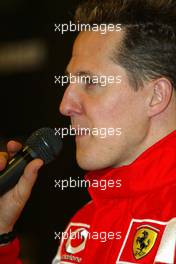 04.11.2004 Paris, France, Race of Champions at the Stade de France, Saturday, Michael Schumacher, GER, Ferrari - Formel 1, Paris, France, December 2004