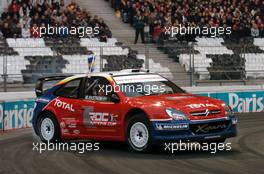 04.12.2004 Paris, France,  Saturday, Mattias Ekstrom (SWE), DTM driver, Team Abt-Audi, drifting through the corner in the Citroen Xsara WRC - 17th Race of Champions 2004, Stade de France, Paris, France