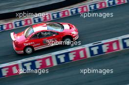 03.12.2004 Paris, France,  Friday, Mattias Ekstrom (SWE), DTM driver, Team Abt-Audi, in the Peugeot 307 WRC - 17th Race of Champions 2004, Stade de France, Paris, France