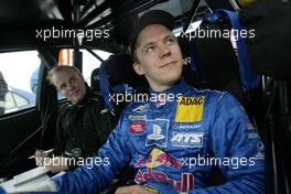 08.02.2004 Karlstad, Sweden, Mattias Ekström (SWE), DTM driver for Abt-Audi, won the overall Group N - WRC Swedish Rally, 5-8 February 2004, World Rally Championship 2004