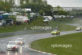 07.05.2005 Nuerburg, Germany, 02, Team BMW Motorsport, BMW M3 GTR, Duncan Huisman (NED), Pedro Lamy (PRT), Andy Priaulx (GBR), Boris Said (USA), The start of the race - 33. International ADAC Zürich 24h-Race, Nürburgring Nordschleife