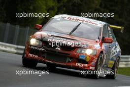 07.05.2005 Nuerburg, Germany, Elmar Deegener, Ulrich Gallade, Bernd Schneider, Jorg Viebahn, Mitsubishi Lancer EVO 8 - 33. International ADAC Zürich 24h-Race, Nürburgring Nordschleife