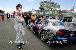 05.06.2005 Brno, Czech Republic,  Mattias Ekström (SWE), Audi Sport Team Abt Sportsline, Portrait, on the grid - DTM 2005 at Automotodrom Brno, Czech Republic (Deutsche Tourenwagen Masters)