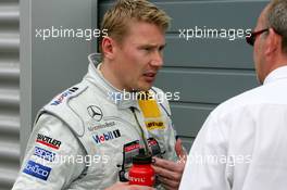 29.04.2005 Klettwitz, Germany,  Mika Häkkinen (FIN), Sport Edition AMG-Mercedes, Portrait - DTM 2005 at Eurospeedway Lausitzring (Deutsche Tourenwagen Masters)