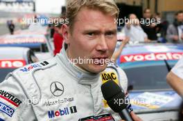 30.04.2005 Klettwitz, Germany,  Mika Häkkinen (FIN), Sport Edition AMG-Mercedes, Portrait - DTM 2005 at Eurospeedway Lausitzring (Deutsche Tourenwagen Masters)