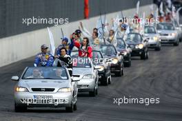 01.05.2005 Klettwitz, Germany,  Driver parade - DTM 2005 at Eurospeedway Lausitzring (Deutsche Tourenwagen Masters)