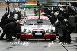16.09.2005 Klettwitz, Germany,  Pitstop practice of Tom Kristensen (DNK), Audi Sport Team Abt, Audi A4 DTM - DTM 2005 at Lausitzring (Deutsche Tourenwagen Masters)