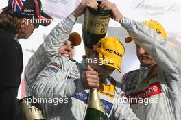 23.10.2005 Hockenheim, Germany,  Jamie Green (GBR), Salzgitter AMG-Mercedes, AMG-Mercedes C-Klasse, Gary Paffett (GBR), DaimlerChrysler Bank AMG-Mercedes, AMG-Mercedes C-Klasse, Bernd Schneider (GER), Vodafone AMG-Mercedes, AMG-Mercedes C-Klasse- DTM 2005 at Hockenheimring Baden-Württemberg (Deutsche Tourenwagen Masters)