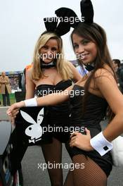 23.10.2005 Hockenheim, Germany,  Playboy bunnies - DTM 2005 at Hockenheimring (Deutsche Tourenwagen Masters)