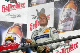 23.10.2005 Hockenheim, Germany,  Podium, 2005 DTM champion, Gary Paffett (GBR), DaimlerChrysler Bank AMG-Mercedes, Portrait - DTM 2005 at Hockenheimring (Deutsche Tourenwagen Masters)