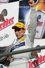 23.10.2005 Hockenheim, Germany,  Podium, new 2005 DTM champion, Gary Paffett (GBR), DaimlerChrysler Bank AMG-Mercedes, Portrait - DTM 2005 at Hockenheimring (Deutsche Tourenwagen Masters)
