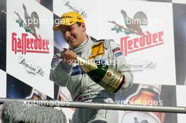 23.10.2005 Hockenheim, Germany,  Podium, Gary Paffett (GBR), DaimlerChrysler Bank AMG-Mercedes, Portrait (3rd), and new 2005 DTM champion - DTM 2005 at Hockenheimring (Deutsche Tourenwagen Masters)