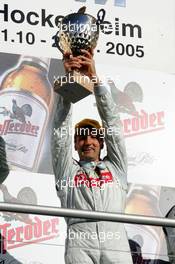 23.10.2005 Hockenheim, Germany,  Podium, Bernd Schneider (GER), Vodafone AMG-Mercedes, Portrait (1st) - DTM 2005 at Hockenheimring (Deutsche Tourenwagen Masters)