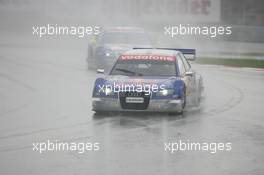 02.10.2005 Istanbul, Turkey, Mattias Ekström (SWE), Audi Sport Team Abt Sportsline, Audi A4 DTM, struggling in the rain - DTM 2005 at Istanbul Otodromo Speed Park (Deutsche Tourenwagen Masters)