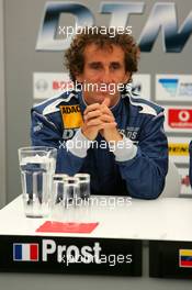 15.07.2005 Nürnberg, Germany,  Press conference, Alain Prost (FRA) - DTM 2005 Race of the Legends at Norisring (Deutsche Tourenwagen Masters)