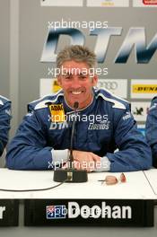 15.07.2005 Nürnberg, Germany,  Press conference, Mick Doohan (AUS) - DTM 2005 Race of the Legends at Norisring (Deutsche Tourenwagen Masters)