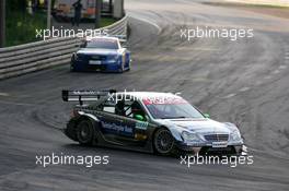 16.07.2005 Nürnberg, Germany,  Emerson Fittipaldi (BRA), AMG-Mercedes C-Klasse, Johnny Cecotto (VEN), Abt-Audi TT-R - DTM 2005 Race of the Legends at Norisring (Deutsche Tourenwagen Masters)