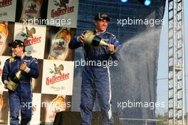 16.07.2005 Nürnberg, Germany,  Podium, Mick Doohan (AUS), spraying champaign - DTM 2005 Race of the Legends at Norisring (Deutsche Tourenwagen Masters)
