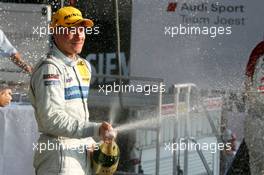 17.07.2005 Nürnberg, Germany,  Podium, Gary Paffett (GBR), DaimlerChrysler Bank AMG-Mercedes, Portrait (1st), spraying champaign - DTM 2005 at Norisring (Deutsche Tourenwagen Masters)