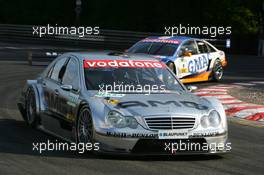 17.07.2005 Nürnberg, Germany,  Jean Alesi (FRA), AMG-Mercedes, AMG-Mercedes C-Klasse, leads Manuel Reuter (GER), Opel Performance Center, Opel Vectra GTS V8 - DTM 2005 at Norisring (Deutsche Tourenwagen Masters)