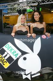 17.07.2005 Nürnberg, Germany,  Playboy bunnies with real German playmates of March and April 2005 - DTM 2005 at Norisring (Deutsche Tourenwagen Masters)