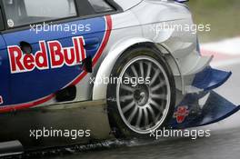 14.05.2005 Francorchamps, Belgium,  Mattias Ekström (SWE), Audi Sport Team Abt Sportsline, Audi A4 DTM, in the wet - DTM 2005 at Spa Francorchamps, Belgium (Deutsche Tourenwagen Masters)