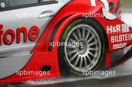 14.05.2005 Francorchamps, Belgium,  Bernd Schneider (GER), Vodafone AMG-Mercedes, AMG-Mercedes C-Klasse, in the wet - DTM 2005 at Spa Francorchamps, Belgium (Deutsche Tourenwagen Masters)