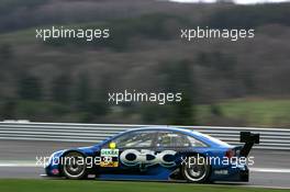 29.03.2005 Francorchamps, Belgium,  Manuel Reuter (GER), Opel Performance Center, Opel Vectra GTS V8 - DTM Season 2005 Pre-Season testing at Spa Francorchamps (Deutsche Tourenwagen Masters)