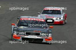 28.08.2005 Zandvoort, The Netherlands,  Christian Abt (GER), Audi Sport Team Joest Racing, Audi A4 DTM, leads Tom Kristensen (DNK), Audi Sport Team Abt, Audi A4 DTM - DTM 2005 at Circuit Park Zandvoort (Deutsche Tourenwagen Masters)