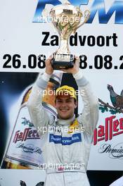 28.08.2005 Zandvoort, The Netherlands,  Podium, Gary Paffett (GBR), DaimlerChrysler Bank AMG-Mercedes, Portrait (1st) - DTM 2005 at Circuit Park Zandvoort (Deutsche Tourenwagen Masters)