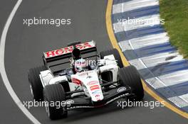04.03.2005 Melbourne, Australia, Takuma Sato, JPN, Lucky Strike BAR Honda 007 - Friday, March, Formula 1 World Championship, Rd 1, Australian Grand Prix, Practice