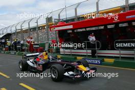 04.03.2005 Melbourne, Australia, Christian Klien, AUT, Red Bull Racing - Friday, March, Formula 1 World Championship, Rd 1, Australian Grand Prix, Practice